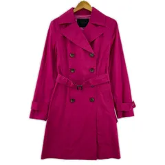 UNTITLED   アンタイトル  ベルト付きトレンチコート size2/ピンク