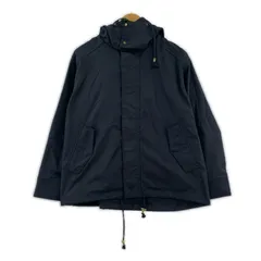 INDIVI インディヴィ フーデッド Aラインジャケット size36/ネイビー