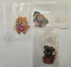 ✨ハンドメイド ダイヤモンドアート ✨動物キーホルダー✨