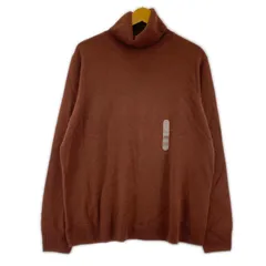 UNIQLO ユニクロ タグ付き カシミヤ タートルネックニット sizeXXL/ブラウン