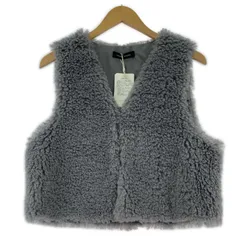 Vincent Pradier ヴァンサンプラディエ タグ付き フェイクファーベスト size表記なし/グレー