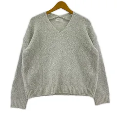OPAQUE.CLIPオペークドットクリップ Vネックニット size38/M/ライトグレー