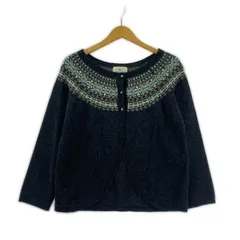 KUMIKYOKU 組曲 カーディガン size7/チャコールグレー