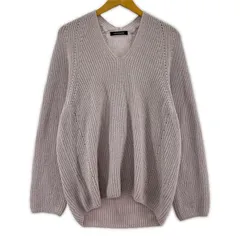 LAUTREAMONT ロートレアモン  Vネックニット size38/パープル系