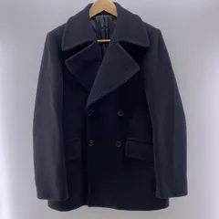 miu miu ダークブルー ウールピーコート archive MIU MIU double breasted wool coat | NOIR ONLINE