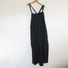 美品 SLOBE IENA スローブイエナ オールインワン ブラック レディース 古着 中古 USED