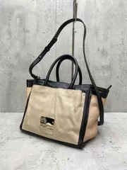 See by Chloe シーバイクロエ Nelly ネリー 2WAY レザートート バッグ /BLACK/PETAL/PEARL ■■◎レディース