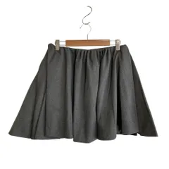 良品 VIKTOR&ROLF ヴィクター＆ロルフ プリーツ ミニスカート 40 グレー レディース 古着 中古 USED