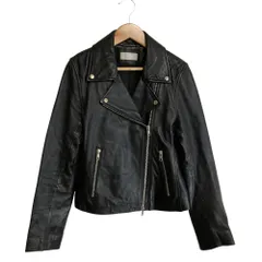 良品 HARE ハレ ダブルライダース ジャケット S ブラック レディース 古着 中古 USED