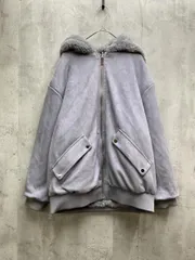 ZARA ザラ フェイクファー/スエード調 リバーシブル ブルゾン ジャケット sizeXS/グレー ◆■レディース