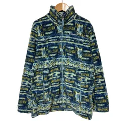 美品 Columbia コロンビア フリースジャケット ボーイズXL ブルー系 レディース 古着 中古 USED