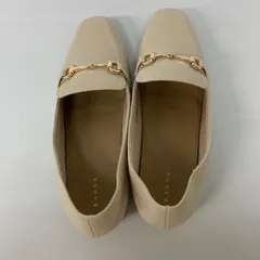 RANDA ランダ 靴 パンプス ビットローファー ベージュ Lサイズ 【KS117】