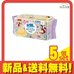 レック 水99%あかちゃんのおしりふき ディズニー プリンセス 80枚× 3個パック 5個セット まとめ売り