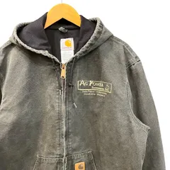 00s ビンテージ カーハート アクティブパーカー モスグリーン 刺繍入り 裏地メッシュ M 00年代 ヴィンテージ carhartt vintage