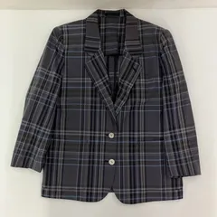 ◆ Burberrys バーバリーズ テーラードジャケット ヴィンテージ ノバチェック 2B フォーマル スーツ グレー 7AP レディース 古着