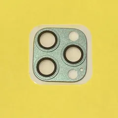 iPhone14Pro/14ProMax共通カメラレンズカバー　アルミ合金＋ガラス　アルパイングリーン cam-511【M】