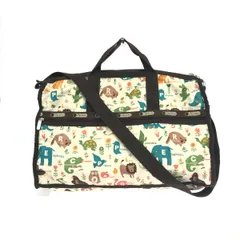 LeSportsac レスポートサック 2WAYボストンバッグ  動物柄　ナイロン    ベージュ レディース / 240001189443