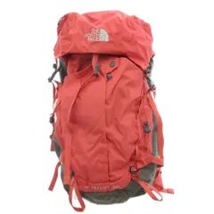 ザノースフェイス THE NORTH FACE ウィメンズ テルス 30 W Tellus 30 バックパック リュックサック トレッキング 登山用 ロゴ刺繍 36L オレンジ グレー NMW61810 /GV