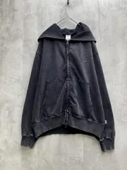 INHERIT インヘリット ジップアップ パーカー sizeL/黒  ◇■レディース