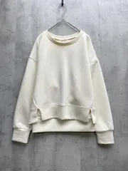 美品 un dix cors アンディコール 無地 ワイド幅 カットソー sizeF/アイボリー ◇■レディース