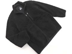 無印良品 ボア ジップアップ ジャケット sizeXL/黒 ◇■ メンズ