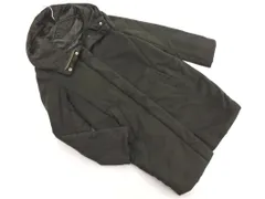 COMME CA ISM コムサイズム 中わた フード 切替 コート sizeM/緑 ◇■ レディース