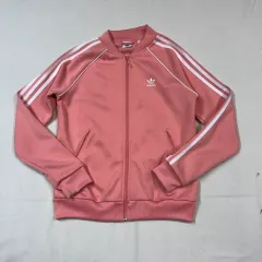 アディダス ファイヤーバード ピンク 3本線 ジャージ トラックジャージ ジップアップ