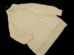 earth music&ecology アースミュージック＆エコロジー タートルネック ニット セーター sizeF/アイボリー ◇■ レディース