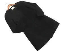 BEAUTY & YOUTH ビューティ&ユース ユナイテッドアローズ アンゴラ混 ノーカラー コート sizeS/黒 ◇■ レディース
