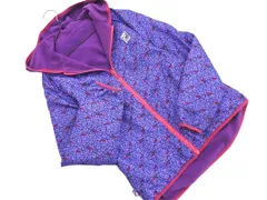 FILA フィラ フリース リバーシブル 花柄 ジャケット sizeM/紫 ◇■ レディース