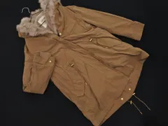 COCODEAL ココディール ライナー付き ファー フード ジャケット size2/ベージュ ◇■ レディース