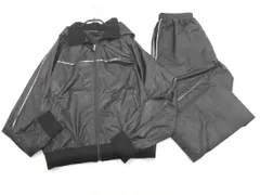 adidas アディダス ヴィンテージ ジップアップパーカー パンツ セットアップ sizeジャケット98 パンツ86/黒 ■◇ メンズ
