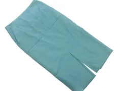 Spick & Span スピック＆スパン dolly sean ドリーシーン スリット タイト スカート size38/緑 ■◇ レディース