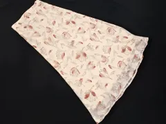 NATURAL BEAUTY BASIC ナチュラルビューティーベーシック 花柄 ロング スカート sizeS/ライトベージュ ■◇ レディース