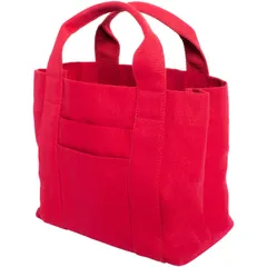 大容量 レディース メンズ ミニトート マチ付き 底面ICカード ブランド 多収納 多ポケット 帆布 シンプル かるいかばん 仕切り ミニトートバッグ 無地 FIVE] [HIGH