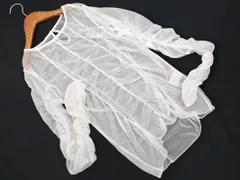 CLASSICAL ELF クラシカルエルフ シアー ブラウス シャツ sizeL/白 ■◇ レディース