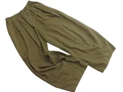 studio CLIP スタジオクリップ リネン混 ワイド パンツ sizeF/カーキ ■◇ レディース