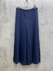 新品 aquagirl アクアガール サイドスリット スカンツ ガウチョ パンツ size36/ネイビー ◇■◎レディース