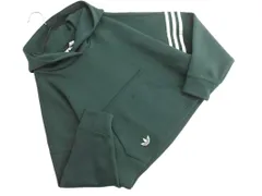 adidas originals アディダスオリジナルス ショート プルオーバー パーカー sizeXS/緑 ◇■ レディース