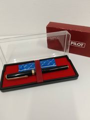 未使用・当時物】パイロット グランディ 万年筆 22KGP 中字 M 完品