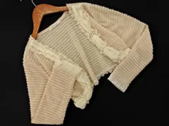 axes femme アクシーズファム ボレロ カーディガン sizeM/アイボリー ■◇ レディース