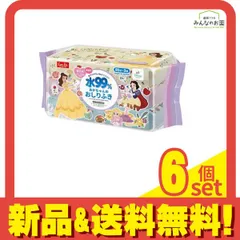 レック 水99%あかちゃんのおしりふき ディズニー プリンセス 80枚× 3個パック 6個セット まとめ売り