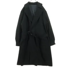 URBAN RESEARCH アーバンリサーチ 長袖 ウール混 ロングコート M ブラック メンズ 古着