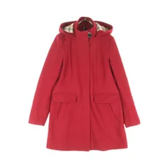 TOMMY HILFIGER トミーヒルフィガー ウール混 長袖 ジップ コート S レッド フーディー レディース 古着のサムネイル