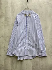 green label relaxing グリーンレーベルリラクシング ユナイテッドアローズ シャツ 白ｘ青 ■◇レディース