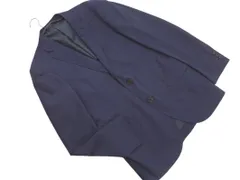 green label relaxing グリーンレーベルリラクシング ユナイテッドアローズ ストライプ テーラード ジャケット size44/紺 ■■ メンズ