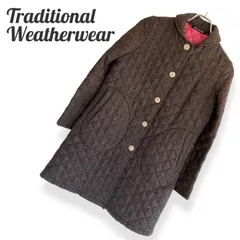 Traditional Weatherwear トラディショナル ウェザーウェア ダークブラウン レディース アウター ジャケット ロングコート ウールコート エレガント 【サイズ32】XSサイズ相当 976KZ