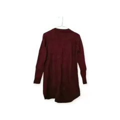 バーガンディ ニット ロング丈 / L オススメ (未使用)