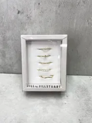 新品 JILL by JILLSTUART ジルバイジルスチュアート 125-2295035 リング 指輪 5個セット 日本製 sizeF/ゴールド ■■レディース
