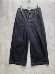 GoldenBear ゴールデンベア ワイド デニムパンツ size67/黒 ■■レディース